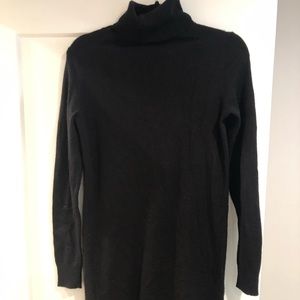 Black Cashmere Theory sweater dress
